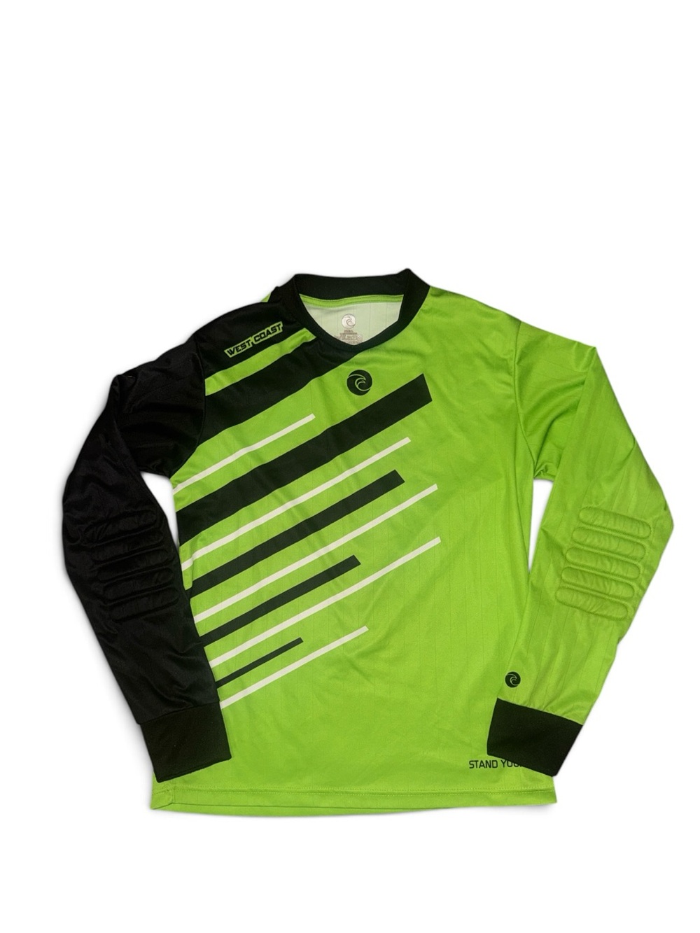 West Coast Stand Your Ground Adult Large Neon Green Athletic SportsJersey Bright